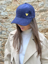 CASQUETTE VELOURS COEUR